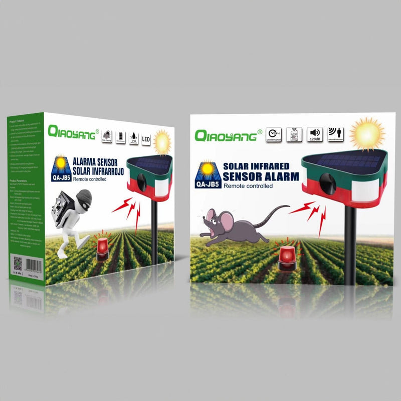 Alarme Solar Repelente de Ratos QA-JB5