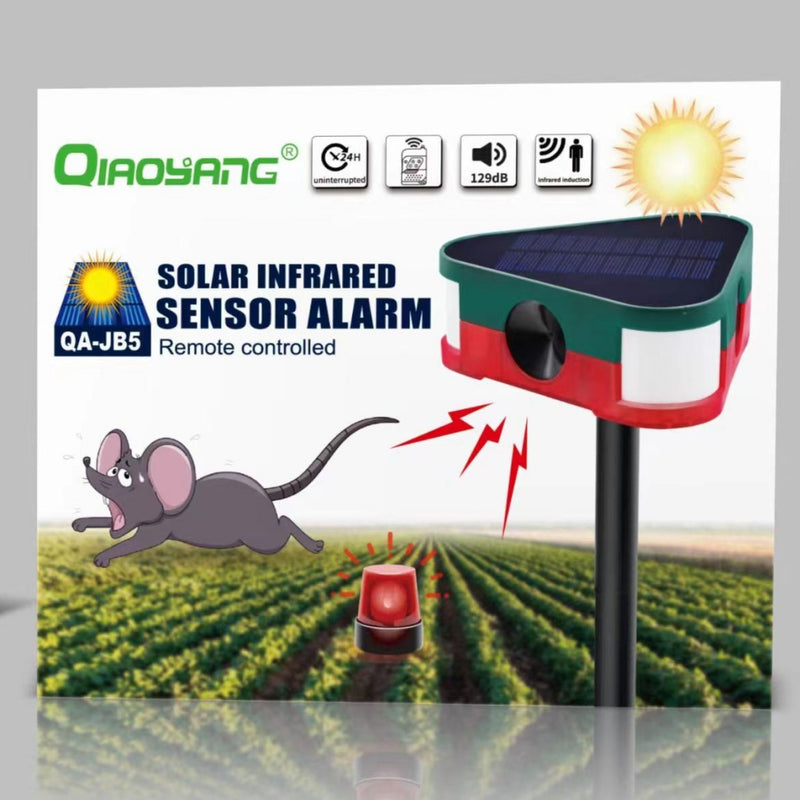 Alarme Solar Repelente de Ratos QA-JB5