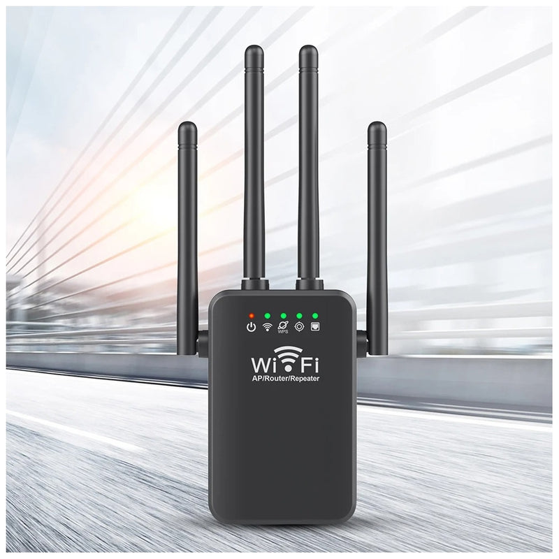 Amplificador de Sinal Wi-Fi 300Mbps com 4 Antenas