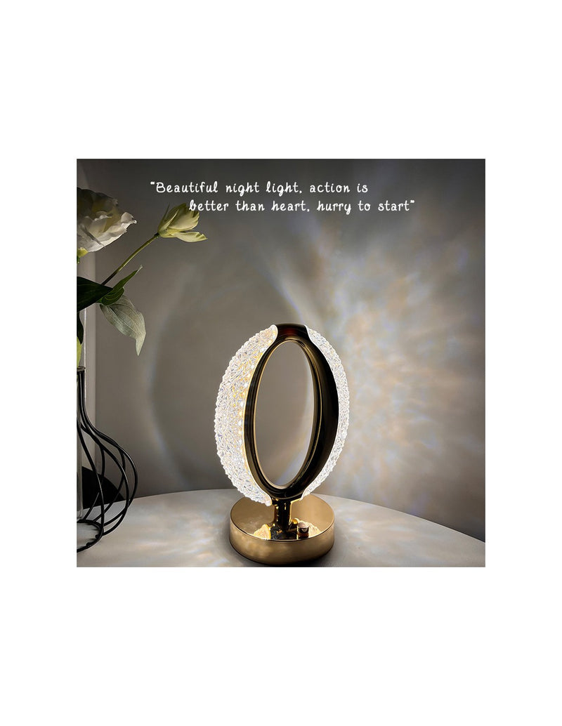 Candeeiro Decorativo LED com Design Oval