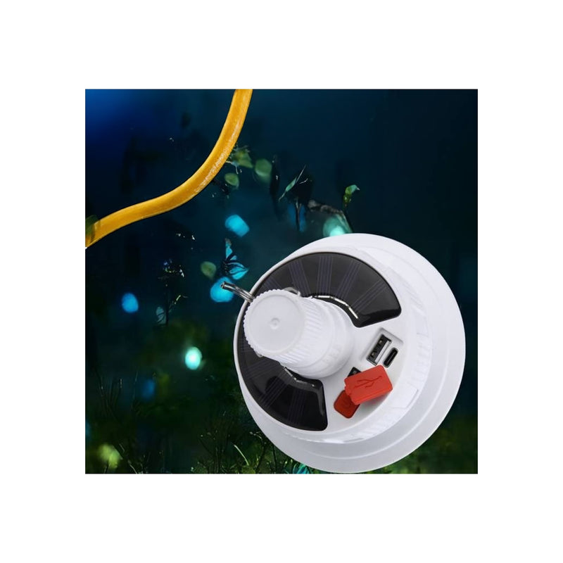 Candeeiro Solar LED Portátil com Gancho