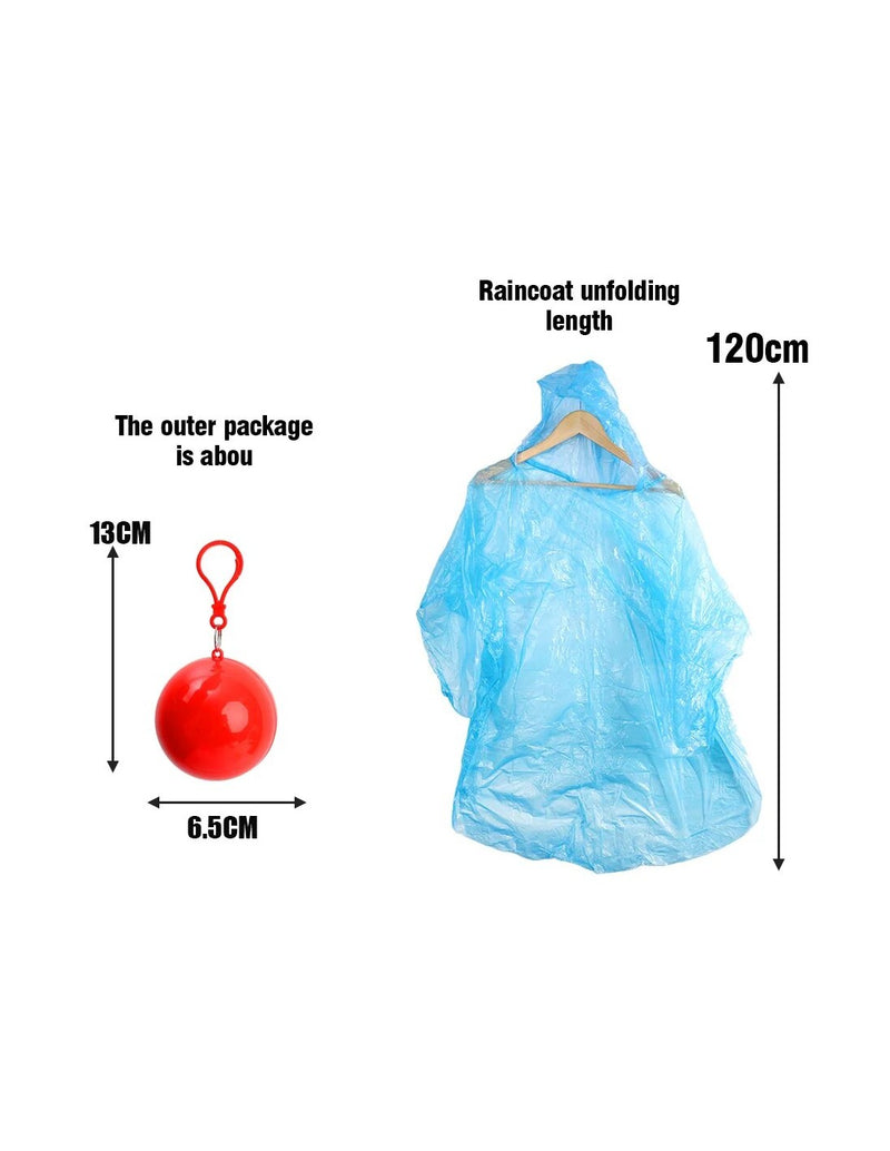 Capa de Chuva Portátil em Bola
