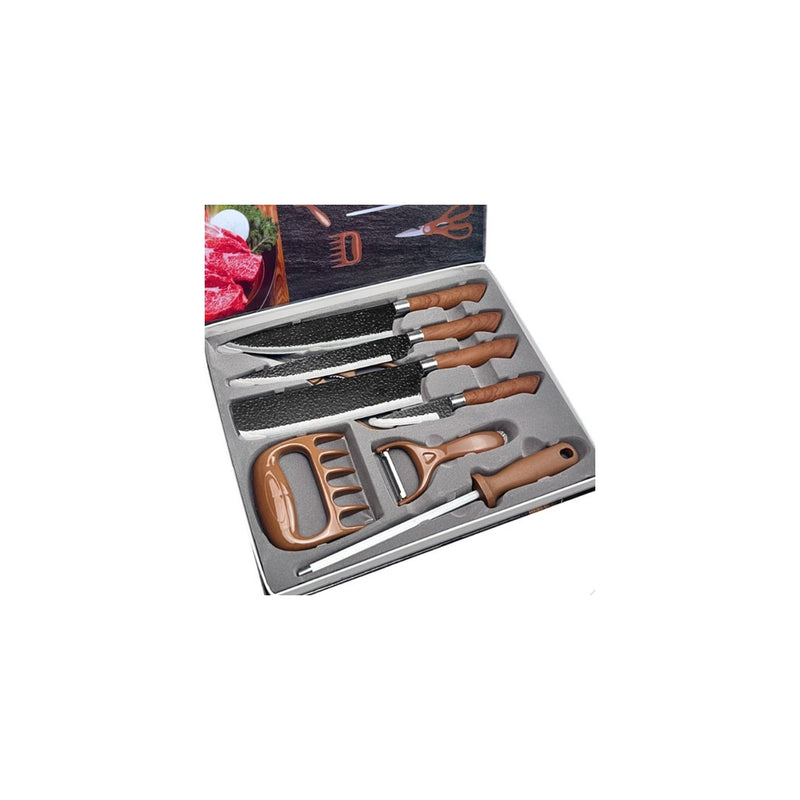 Conjunto de Facas Profissionais de Aço Inoxidável Churrasco