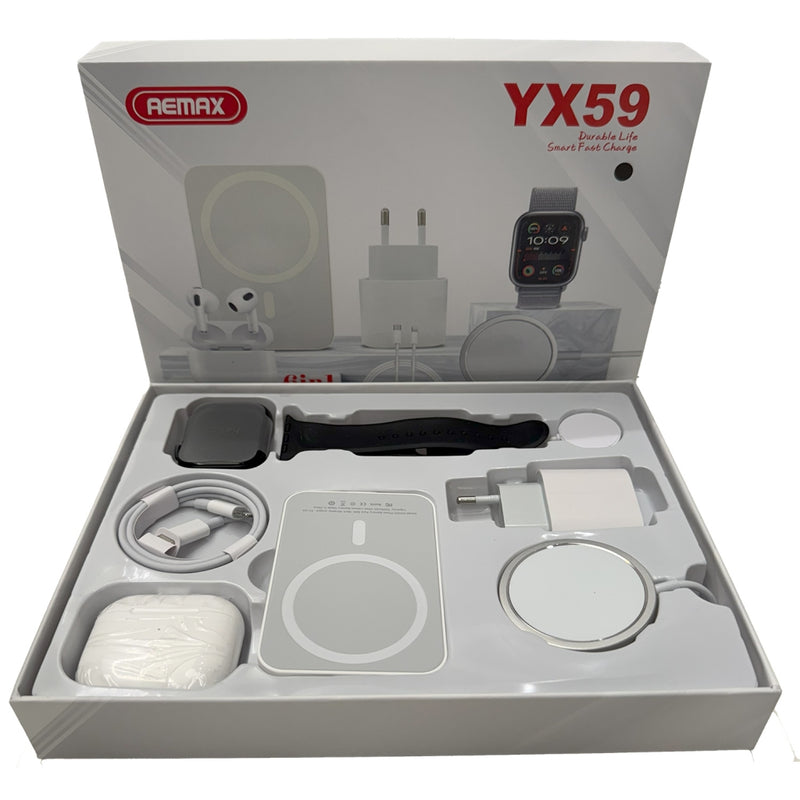 Conjunto Smartwatch 6 em 1 - Aemax YX59