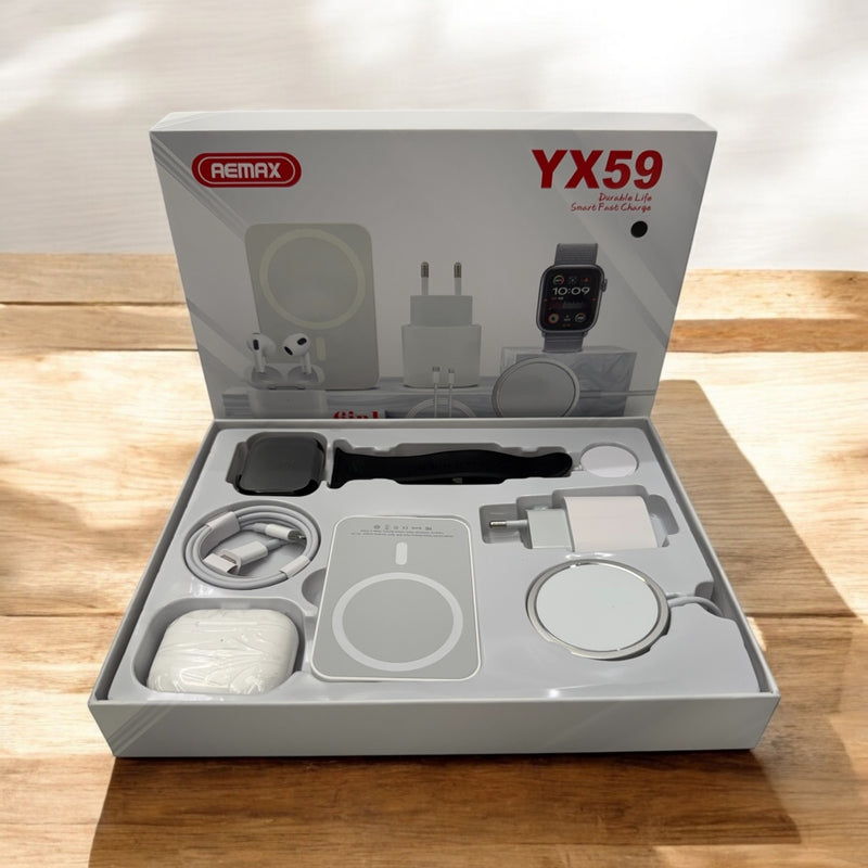 Conjunto Smartwatch 6 em 1 - Aemax YX59