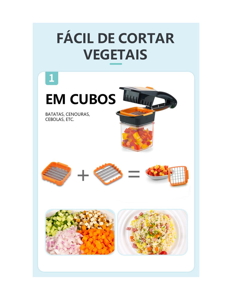 Cortador Multifuncional 5 em 1 QA-T624