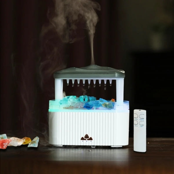Difusor Decorativo com Luzes LED Nuvem