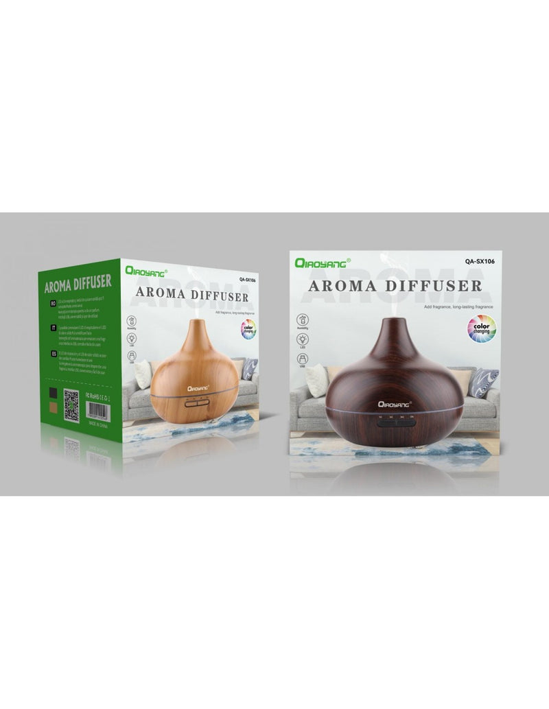 Difusor de Aromas Qiaoyang QA-SX106 com Luz LED
