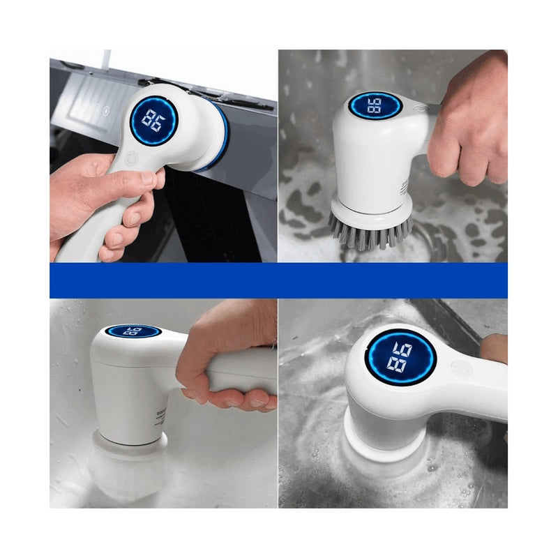 Escova de Limpeza Elétrica Multifuncional