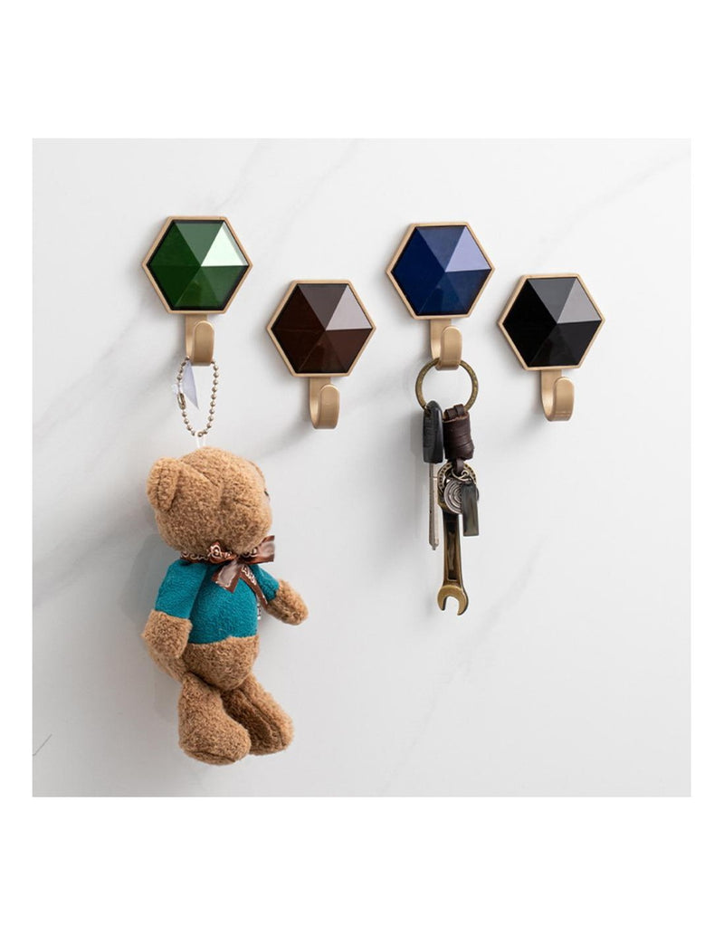 Ganchos de Parede Hexagonal