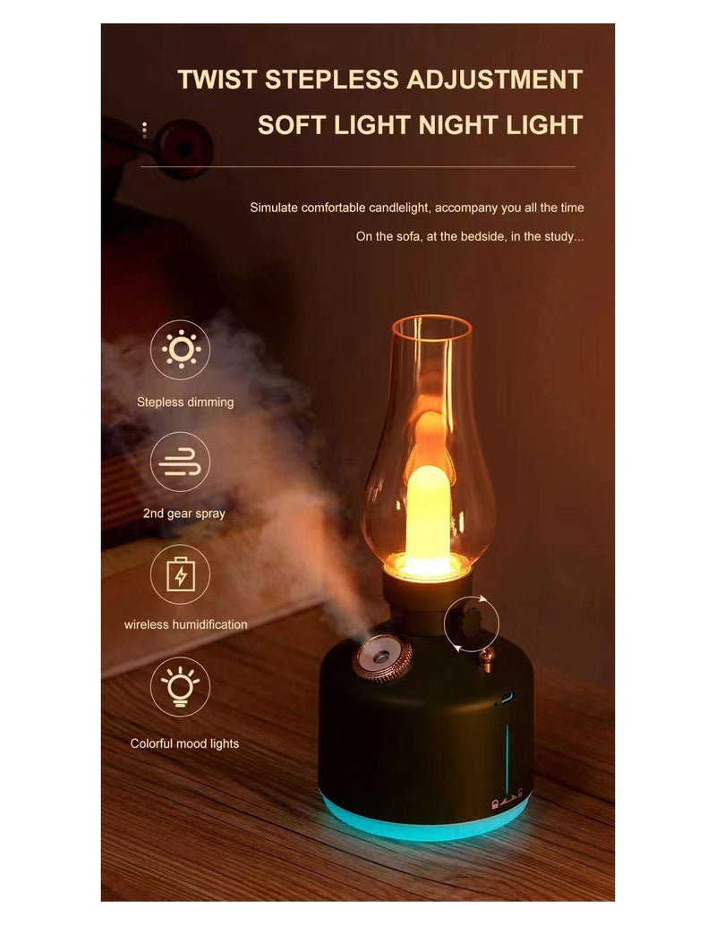 Humidificador Vintage com Lâmpada QA-X108 - 280ML