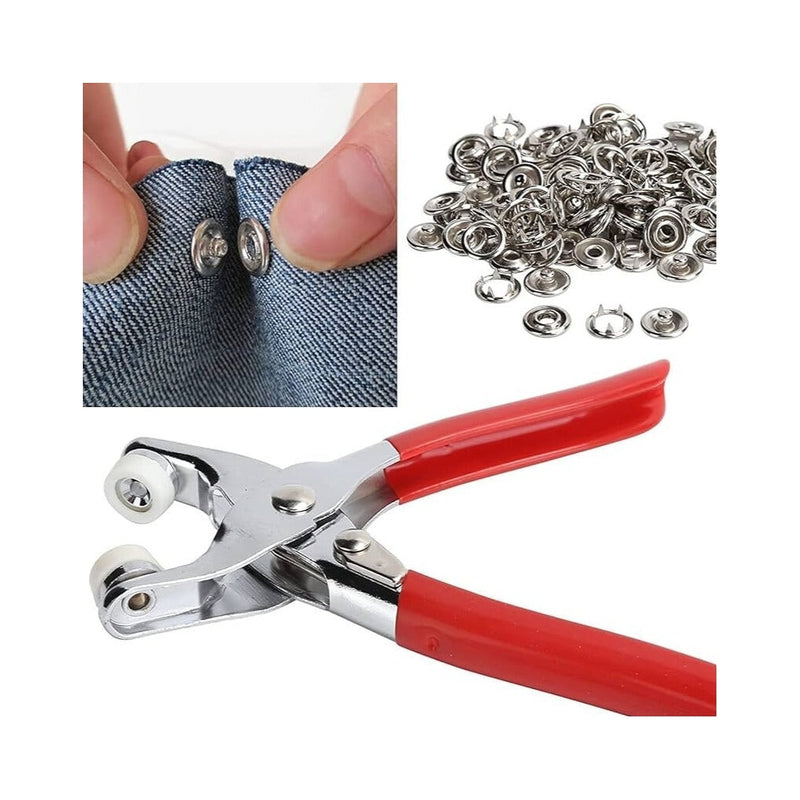 Kit Alicate de Botão de Pressão