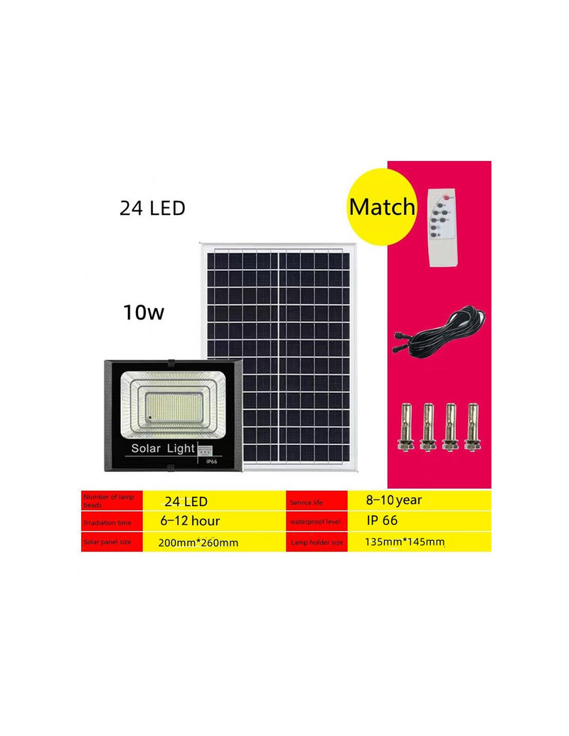 Luz Solar C/ Painel Solar 10w