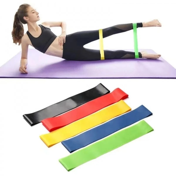 Mini Bandas – Conjunto de 5 Elásticos Fitness