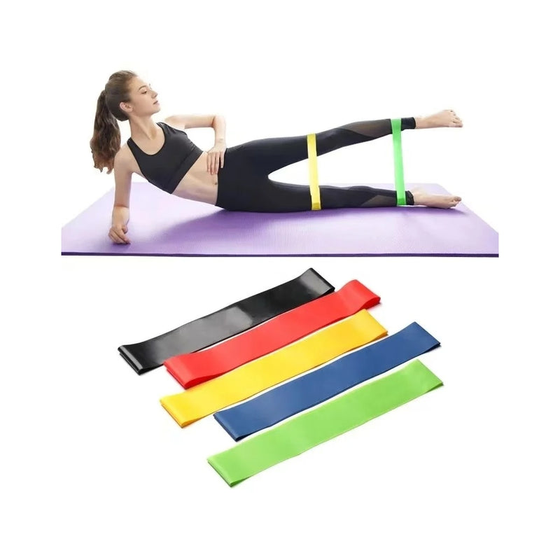 Mini Bandas – Conjunto de 5 Elásticos Fitness