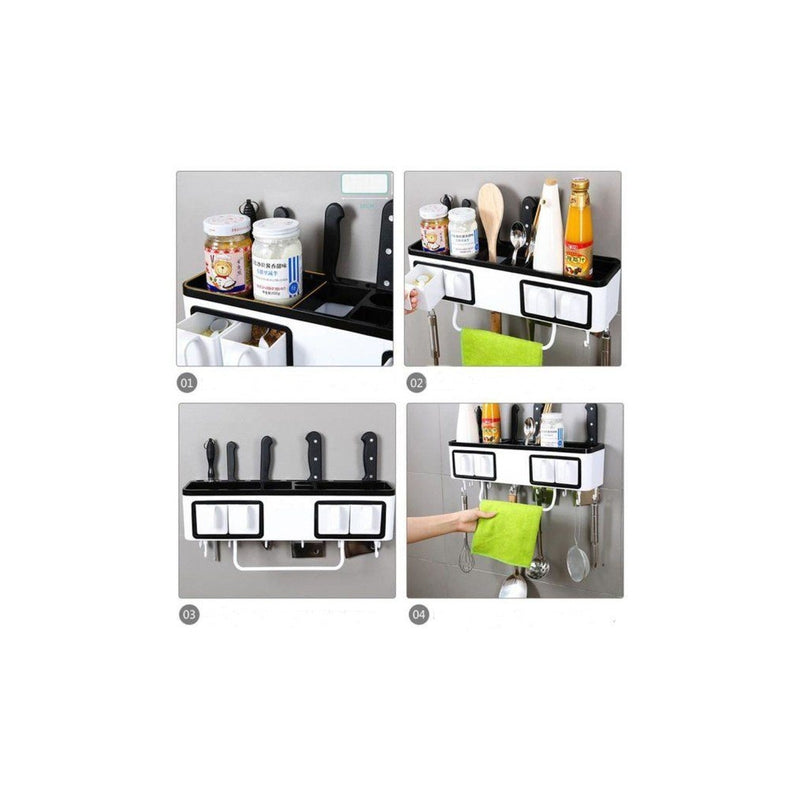 Organizador de Parede Multifuncional para Cozinha