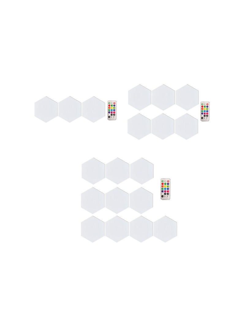 Painel de Luzes LED Hexagonal (6pcs)