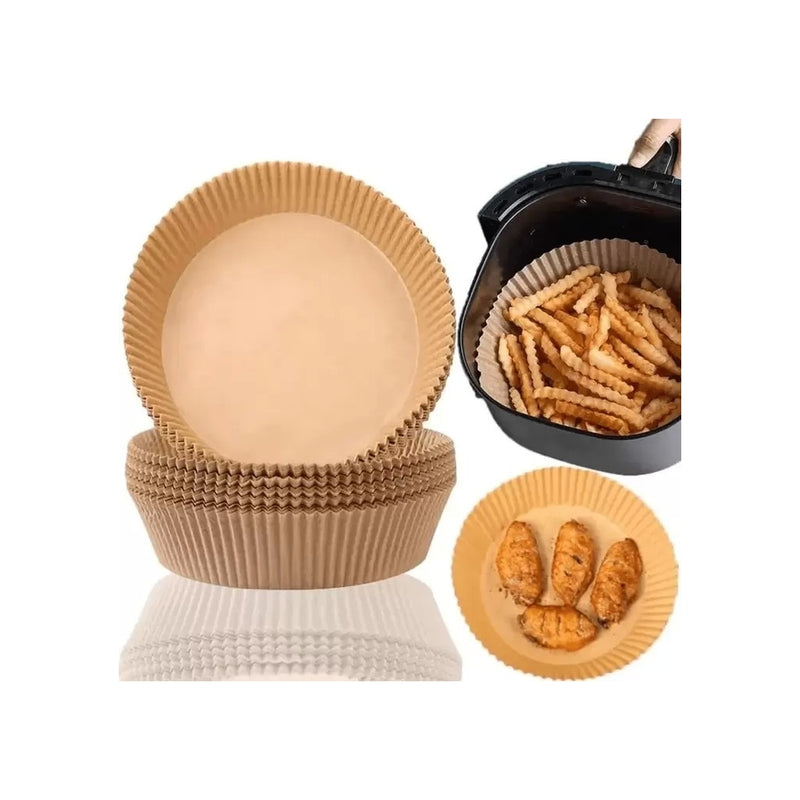 Papel Antiaderente para Airfryer - 20cm (50 unidades)