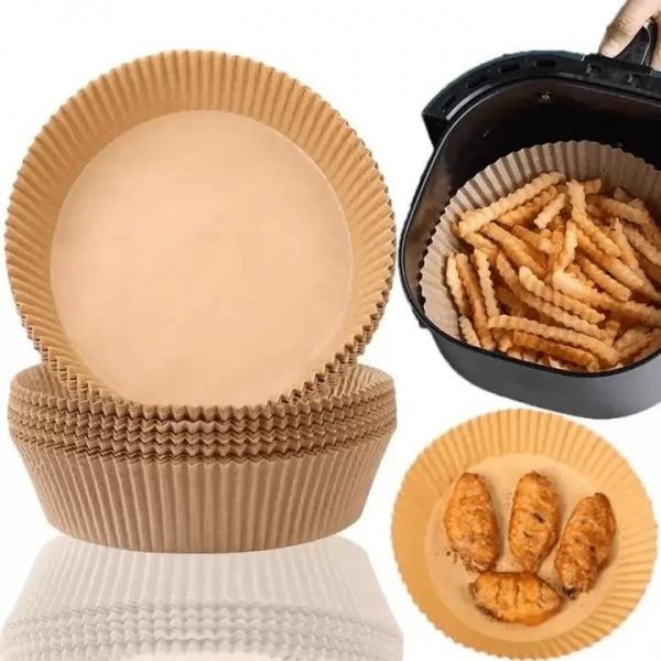 Papel Antiaderente para Airfryer - 20cm (50 unidades)