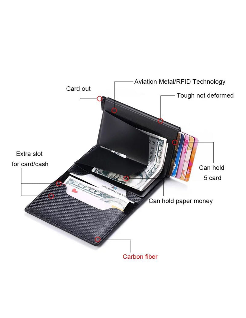 Porta-Cartões com Suporte para AirTag
